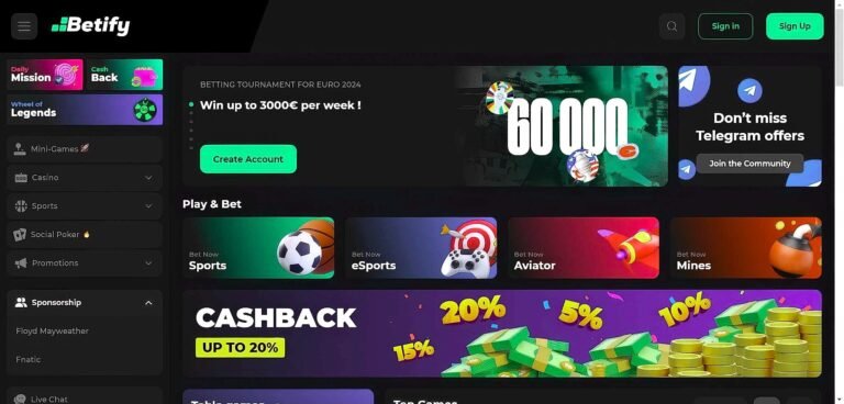 Betify retiros rápidos